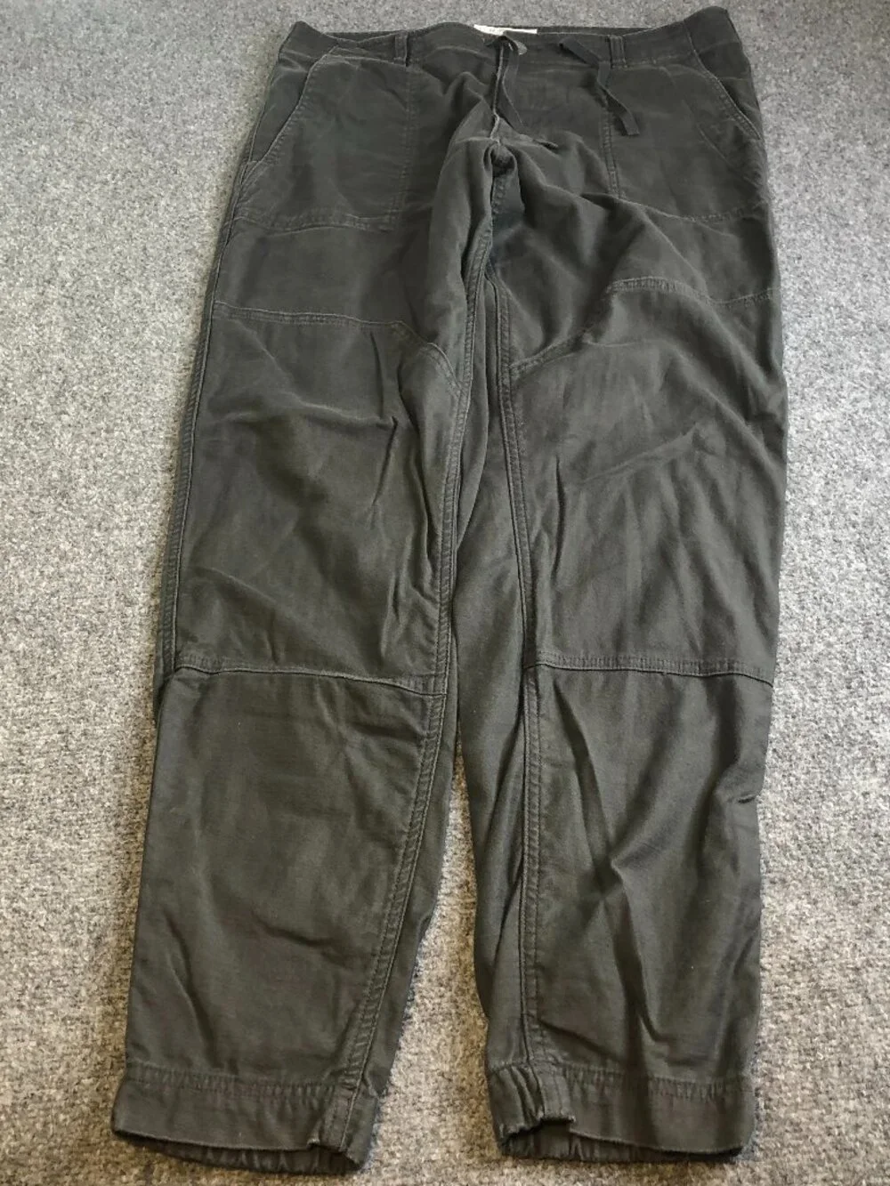 REI Co-Op Trailsmith Jogger Pants Mens 36x34 Gray Double Knee Stertch Outdoor